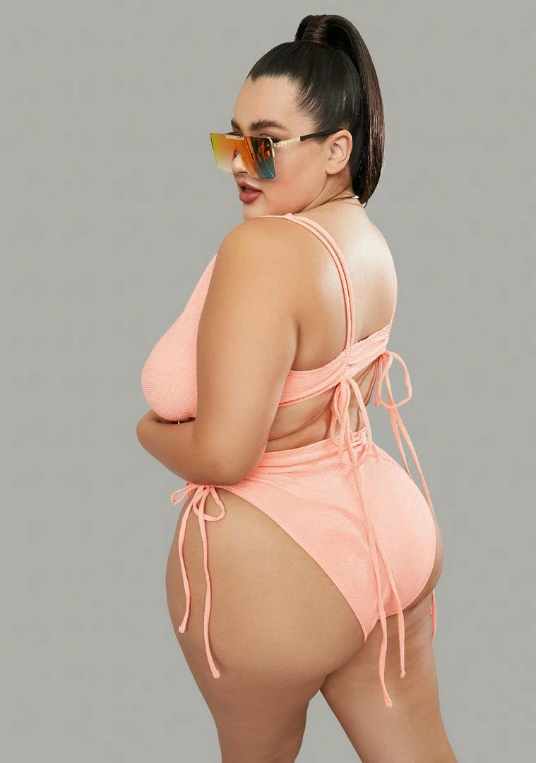 Poster Grl Plus Peachy Vice High Rise Bikini Set Swim 6 Poster Grl Plus Peachy Vice High Rise Bikini Set Swim