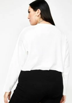 Poster Grl Icy You're A Hawt Mess Thermal Crop Top