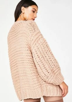 Poster Grl Tops Luxx Life Chunky Sweater