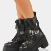 Poster Grl Platforms Just Doing Me Combat Boots