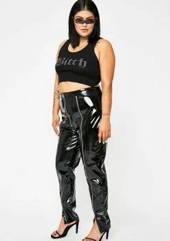 Poster Grl Bottoms Haute Poppin' Tags PVC Leggings