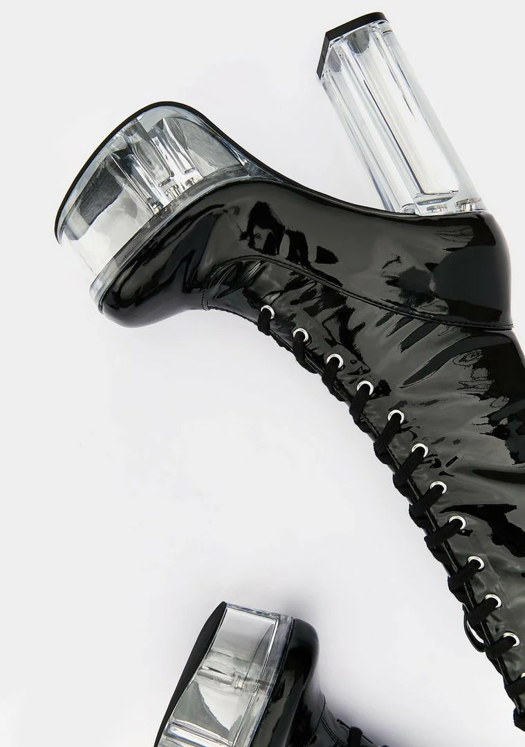 Poster Grl Werk For Myself Lace Up Boots Platforms 6 Poster Grl Werk For Myself Lace Up Boots Platforms