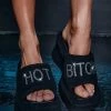 Poster Grl Platform Sandals That's My Name Platform Slides