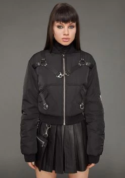 Poster Grl Outerwear Baddie Undercover Bomber Jacket