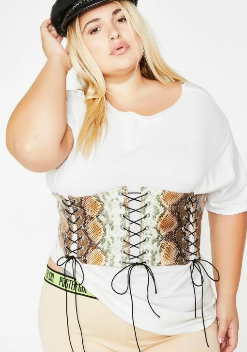 Poster Grl Dope Baddie Alert Corset Belt