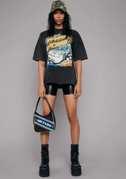 Poster Grl Graphic T-Shirt Rev Your Engine Graphic Tee 8 Poster Grl Graphic T-Shirt Rev Your Engine Graphic Tee