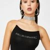 Poster Grl Tops Iconic Clout Rhinestone Tank