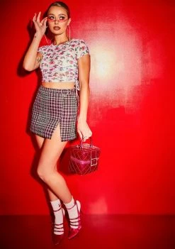 Poster Grl Angel Choose Ur Cherry Ruched Baby Tee 8 Poster Grl Angel Choose Ur Cherry Ruched Baby Tee