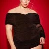 Poster Grl Dresses Plus Bad 'N Badder Off Shoulder Mini Dress 1 Poster Grl Dresses Plus Bad 'N Badder Off Shoulder Mini Dress