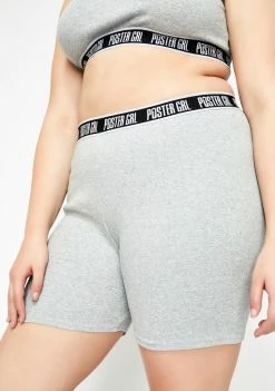 Poster Grl Go Boss Mode Biker Shorts Bottoms