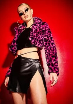 Poster Grl Wicked Hot Date Satin Skirt Set Jumpsuits & Rompers