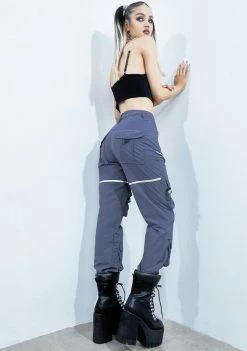 Poster Grl Bottoms Lead The Pack Nylon Cargo Pants