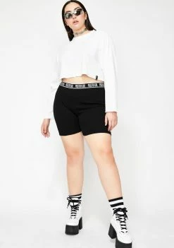 Poster Grl Icy You're A Hawt Mess Thermal Crop Top