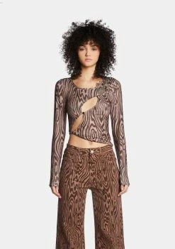 Poster Grl The Mind Bender Long Sleeve Top