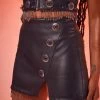 Poster Grl Quick Draw Vegan Leather Mini Skirt