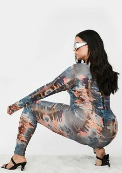 Poster Grl Forever Flyin' Private Mesh Catsuit