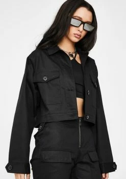 Poster Grl Late Meetings On Rodeo Utility Jacket