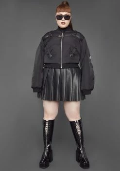 Poster Grl Outerwear Lil Baddie Undercover Bomber Jacket