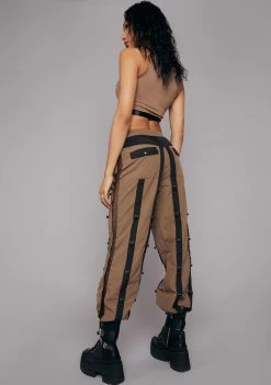 Poster Grl Jogger Sweatpants Taupe Love On The Line Jogger Pants