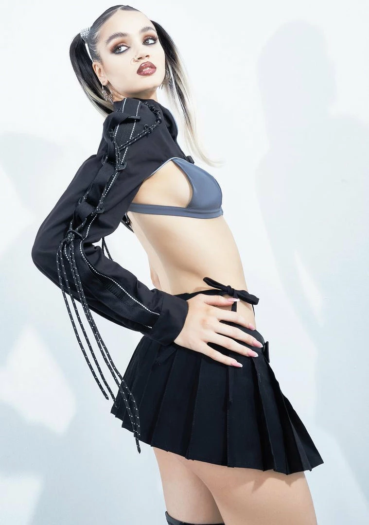 Poster Grl Viral Vixen Shoulder Harness Shrug Tops 6 Poster Grl Viral Vixen Shoulder Harness Shrug Tops