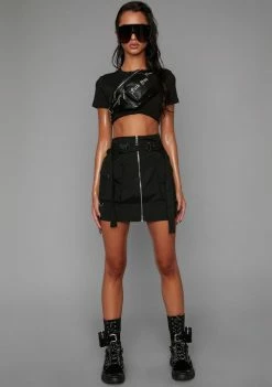 Poster Grl Take The Title Cargo Skirt Bottoms