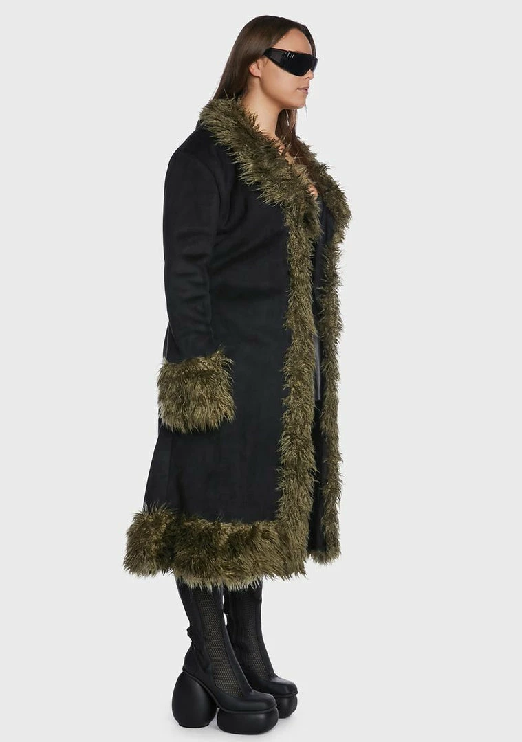 Poster Grl Plus Do Your Thing Faux Fur Coat Outerwear 5 Poster Grl Plus Do Your Thing Faux Fur Coat Outerwear