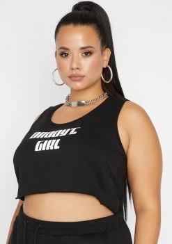 Poster Grl Tops Foreva Daddy's Grl Reflective Tank