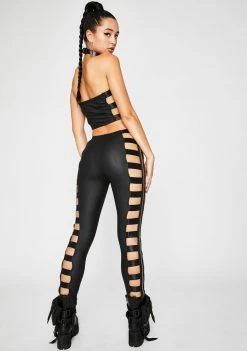 Poster Grl Bottoms Unbothered N' Unapologetic Zip Pants