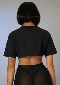 Poster Grl Setting Boundaries Crop Tee Set