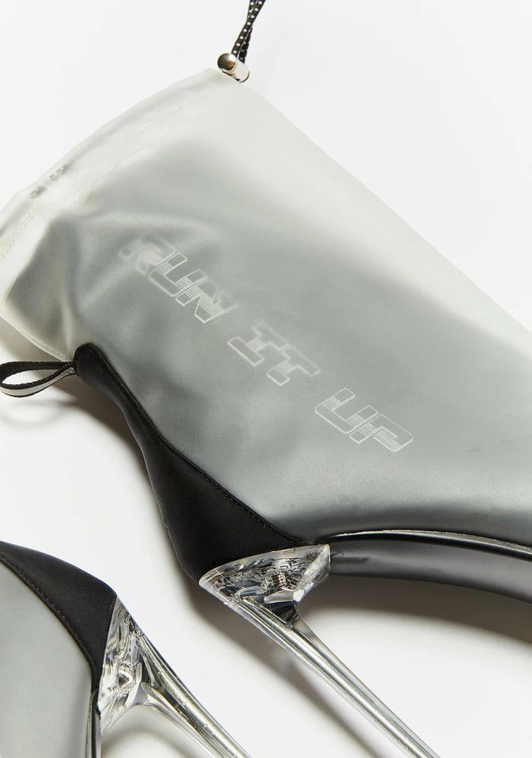 Poster Grl Run It Up Sock Booties 4 Poster Grl Run It Up Sock Booties