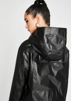 Poster Grl Secure The Bag Cropped Windbreaker