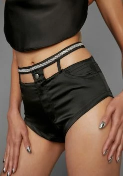 Poster Grl Diamond Dancing Cutout Shorts