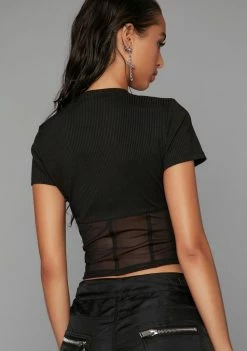 Poster Grl Bring The Competition Crop Tee Tops