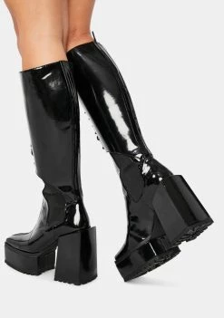 Poster Grl Main Character Patent Platform Boots