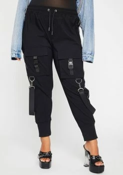 Poster Grl Plus Strapped In Tactical Joggers