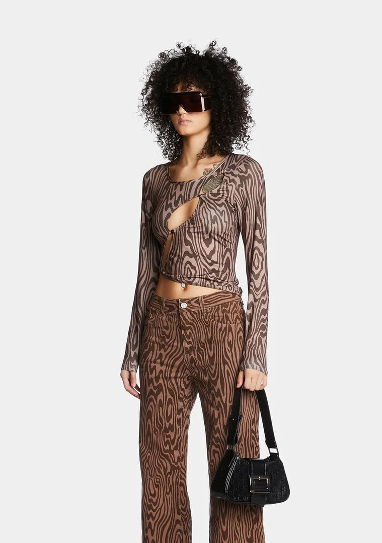 Poster Grl The Mind Bender Long Sleeve Top 4 Poster Grl The Mind Bender Long Sleeve Top