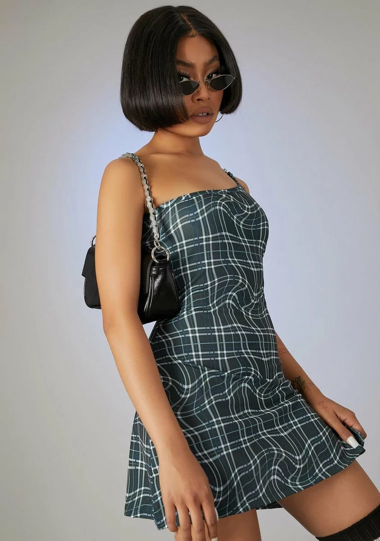 Poster Grl Never The Same Plaid Mini Dress 4 Poster Grl Never The Same Plaid Mini Dress