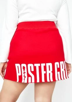 Poster Grl Bottoms Baesic Squad Goals Sweatshirt Skirt