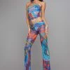 Poster Grl Pant Set Trippy Charmer Mesh Pants Set