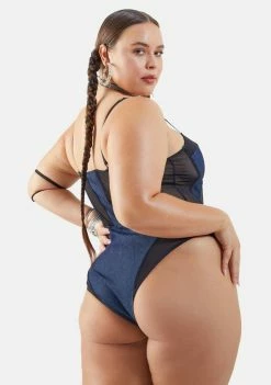 Poster Grl Tops Plus Buck Up Bustier Bodysuit