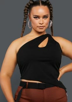 Poster Grl Plus Wicked Karma's Kiss Asymmetric Tank Top