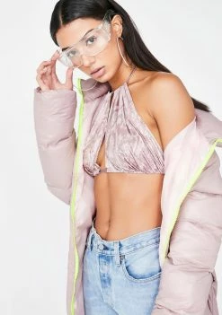 Poster Grl Sassy Charm Snakeskin Halter Top