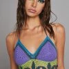 Poster Grl Higher Vibes Crochet Halter Top Tops