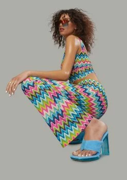 Poster Grl Wavy Thoughts Stitch Knit Flare Pants Bottoms 8 Poster Grl Wavy Thoughts Stitch Knit Flare Pants Bottoms