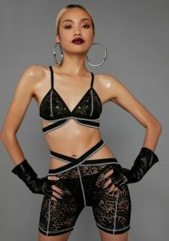 Poster Grl Jumpsuits & Rompers Lights On Biker Short Set