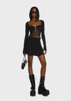 Poster Grl Do You Good Mesh Corset Top