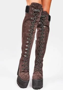 Poster Grl Chocolate Step It Out Platform Work Boots 10 Poster Grl Chocolate Step It Out Platform Work Boots